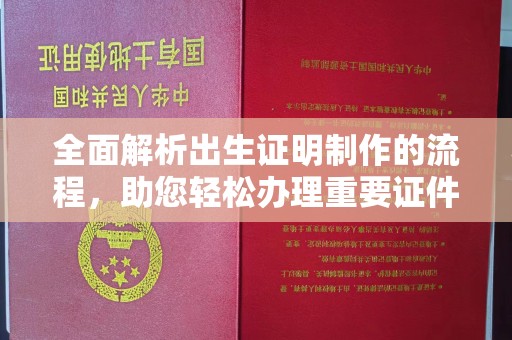 东辽全面解析出生证明制作的流程，助您轻松办理重要证件