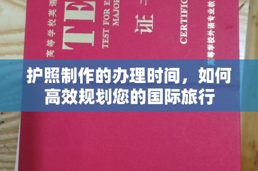 东辽护照制作的办理时间，如何高效规划您的国际旅行