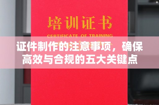 东辽证件制作的注意事项，确保高效与合规的五大关键点