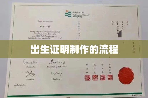 东辽出生证明制作的流程