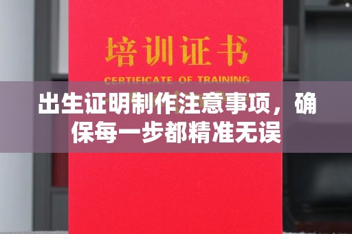 东辽出生证明制作注意事项，确保每一步都精准无误