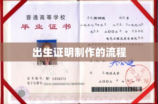 东辽出生证明制作的流程