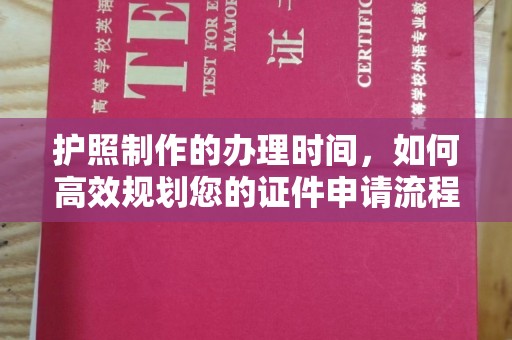东辽护照制作的办理时间，如何高效规划您的证件申请流程