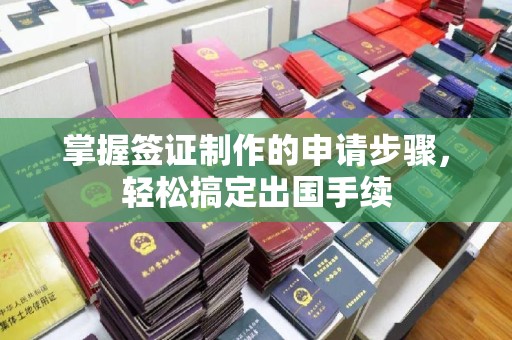 东辽掌握签证制作的申请步骤，轻松搞定出国手续