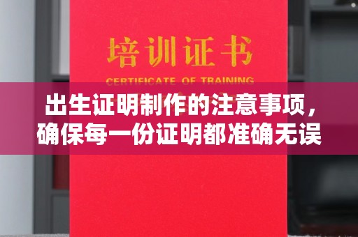 东辽出生证明制作的注意事项，确保每一份证明都准确无误